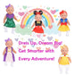 Sweet Dolly Baby Doll Accessories, 5 Doll Clothes, Mermaid Princess Dresses Outfits For 15 Inch To 18 Inch Dolls, 15 Inch Baby D