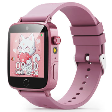 Kids Watches For Girls Toys Age 4-12, Zuodun Smart Watch For Kids With Camera, 26 Puzzle Games, Alarm Clock, Pedometer, Audioboo