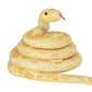 BRINJOY Giant Snake Stuffed Animal  149 inch Large Lifelike Jumbo Animal Plush Toy for Kids  Curving Huge Snake for Boys & Girls Gift on Birthday Baby Shower Party (Yellow)