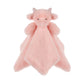 Apricot Lamb Soft Lovey Security Blanket for Babies, 13.8" Pink Dragon, Polyester, Ideal for Infants and Toddlers