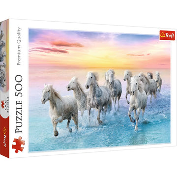 Trefl 500 Piece Jigsaw Puzzles  Galloping White Horses