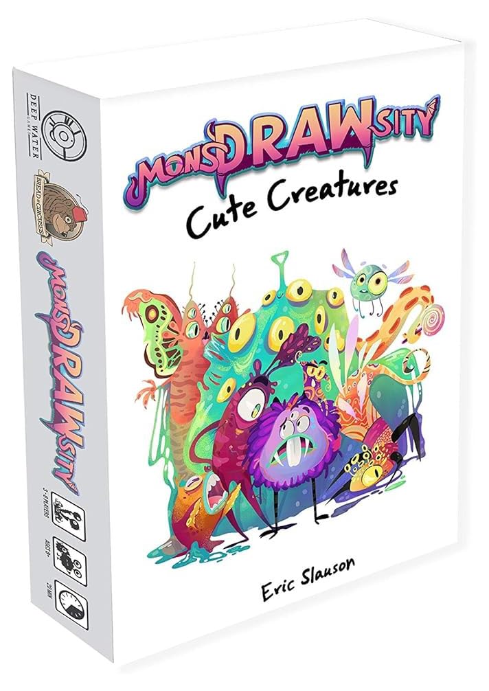 Deep Water Games Dwamdsxcut0995 Monsdrawsity Cute Creatures Board Games