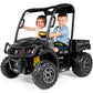 Peg Perego John Deere Gator XUV Rear Wheels, Black, 14 x 7 x 14 inches - Durable Replacement Wheels for Kids' Ride-On Toy