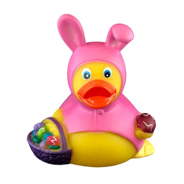 3' Easter Rubber Duck [Floats Upright] - Baby Safe Bathtub Bathing Toy