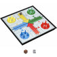 KOKOSUN Ludo Game Board Set - 9.5” Magnetic Folding Travel Game for Kids & Adults, Right Angled Model, Small Size, Plastic Material