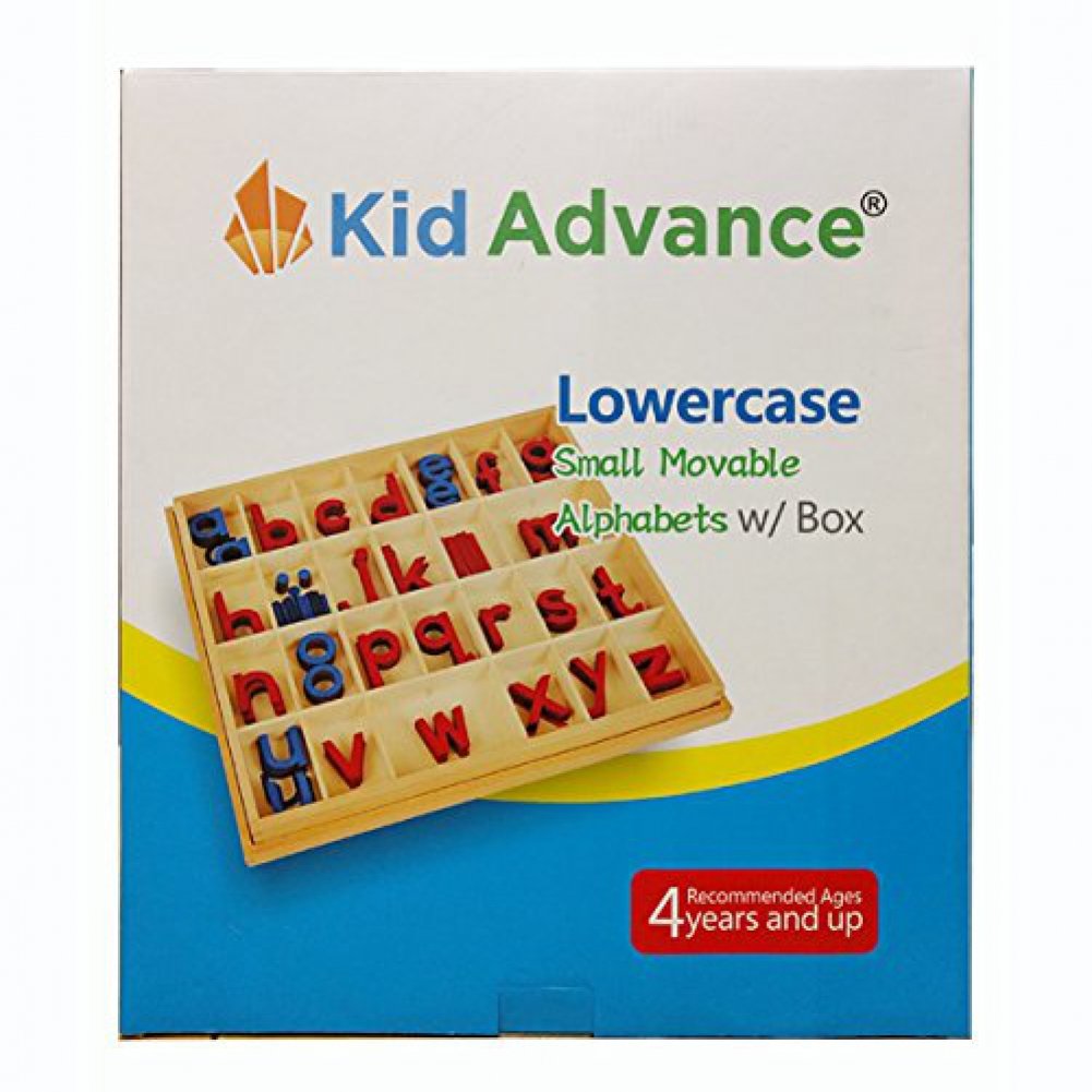 Montessori Small Movable Alphabets W/ Box