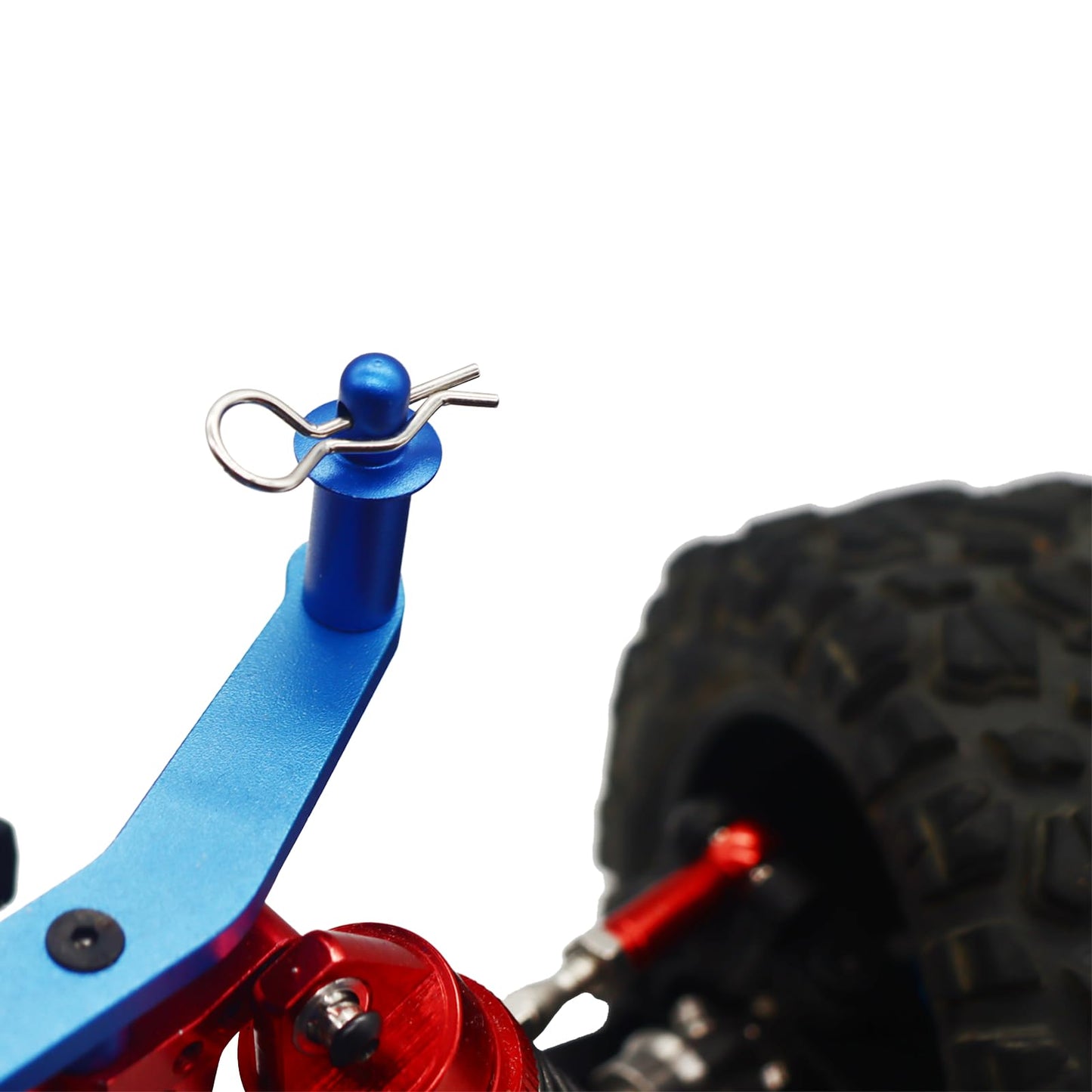 100pcs Universal RC Body Clips Pins for All 1/8 1/10 1/12 Scale Traxxas Redcat HPI Himoto HSP Exceed RC Car Truck Crawler (Silve