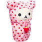 Rilakkuma Plush Sleeping Bag - Korilakkuma Strawberry - 13.5" Polyester Soft Toy, Model US10034