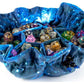 Metallic Dice Games Lic9101 Galaxy Dice Bag With Pocket