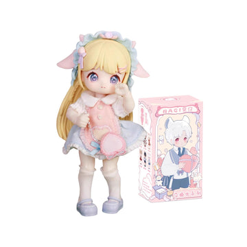 Calembou Bjd Dolls Blind Box Figure, Kawaii 1/12 Mechanical Jointed Doll Surprise Toys Mystery Box Doll Collectible Action Figure Posable Dress Up Doll For Girls Boys (1 Single Box)