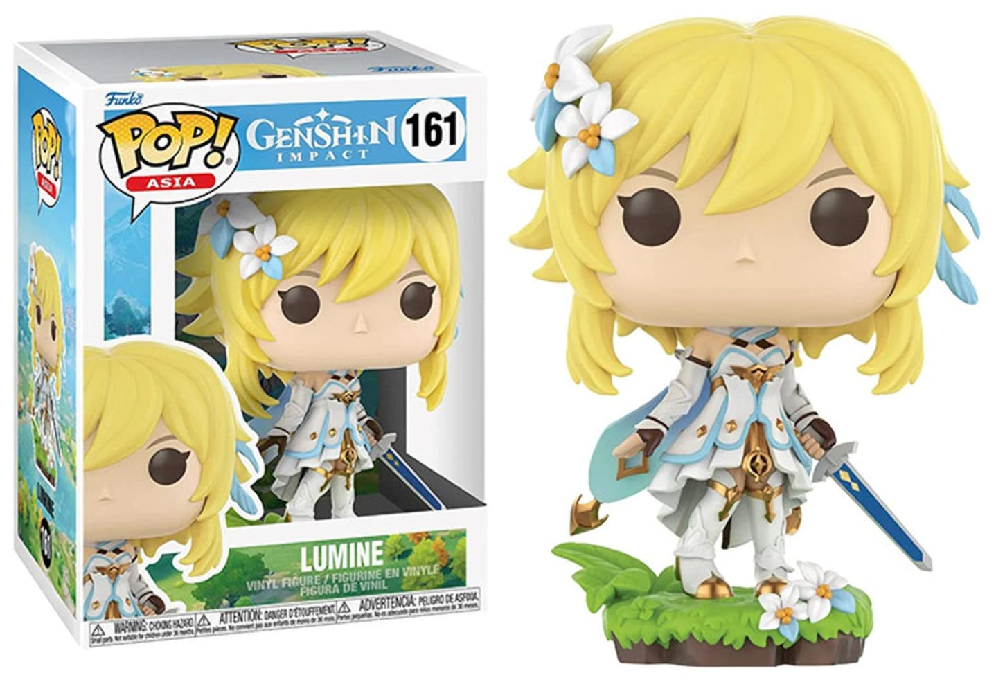 Pop Genshin Impact - Lumine Funko Vinyl Figure (Bundled With Compatible Box Protector Case), Multicolor, 3.75 Inches