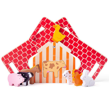 Bigjigs Toys, Shape Sorter, Wooden Toys, Farm Toys, Wooden Shape Sorter, Shape Sorters For 2 Year Olds, Wooden Farm Toys, Childs