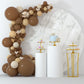 Tuparka 102 Pcs Brown Balloons 18 12 10 5 Inch Balloons Garland Arch Kit Coffee Balloons For Birthday Wedding Baby Shower Anniversary Party Decor