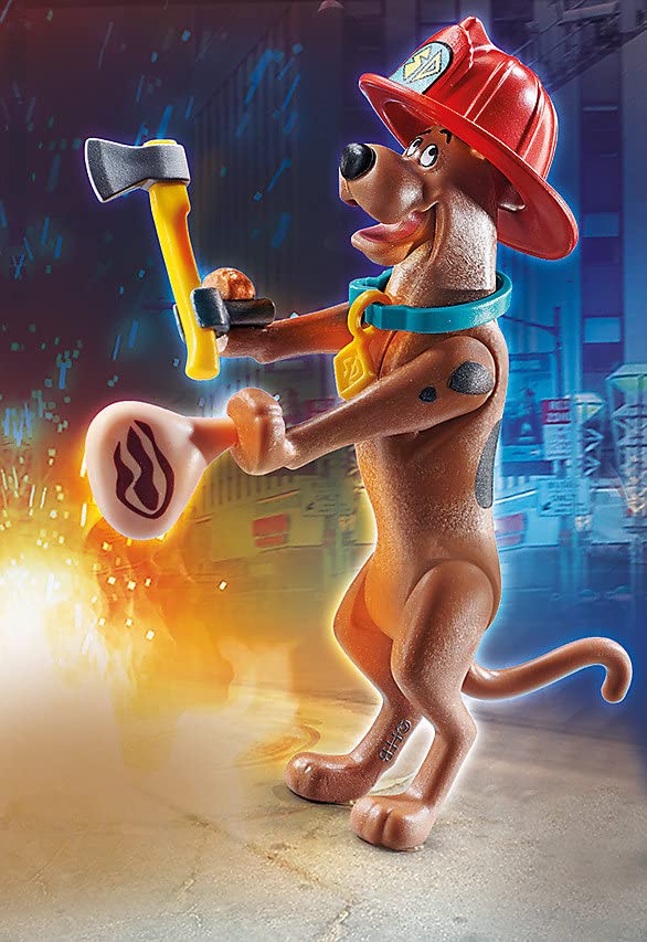Playmobil - Scooby-Doo! Collectible Firefighter Figure