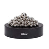 Likee Magnetic Fidget Toys Desk Decor For Stress Relief (Black-Silver)