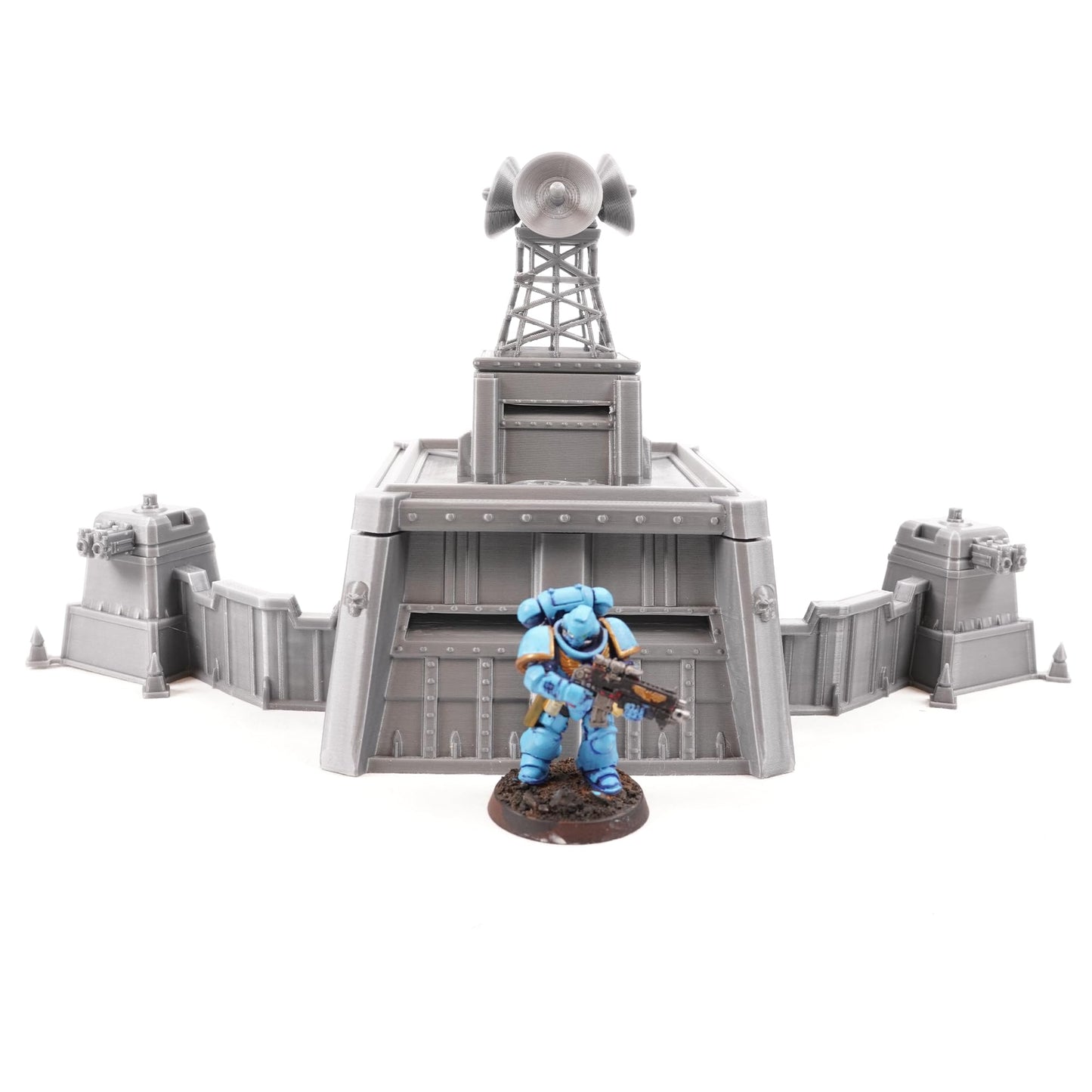 Tabletop Terrain protective coveringed Fortification by War Scenery for Wargames and RPGs 28mm 32mm Miniatures