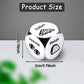 Ponpon 4Pcs Food Decision Dice, Metal Food Dice Game, Funny Gift for Couples Girlfriend Boyfriend Wife Husband on Anniversary Va