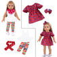 Ebuddy 10 Sets 18 Inch Doll Clothes And Accessories - Fashion Outfits Fit For 18 Inch Dolls 18 Inch Doll