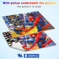 Puzzles For Kids Ages 4-8,Kids Puzzles In A Metal Box,Cool Toys Puzzles,Children Boys Girls Learning Educational Puzzles,100 Pie