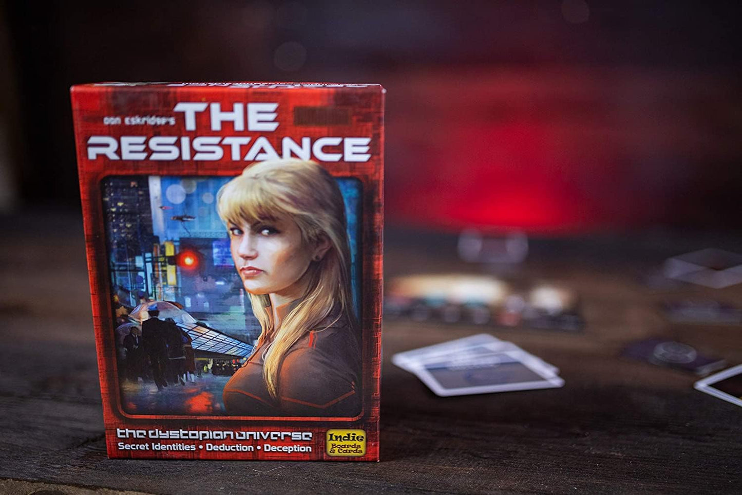 Indie Boards & Cards The Resistance Card Game - Social Deduction & Strategy for 5-10 Players Ages 13+, Cardboard, Model 331570