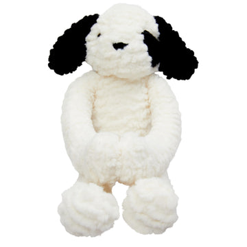 C.R. Gibson Little Hugs Dog Stuffy Toy For Babies, 5'' W X 4'' L X 18'', Multicolor