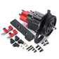 RCHUBAM Metal Complete Transmission Case Gearbox with Dig Gear 2 Speeds for 1:10 Axial SCX10 RC Crawler Car