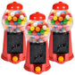 Artcreativity Gumball Machine For Kids, Set Of 3, 6.5 Inch Desktop Bubble Gum Mini Candy Dispenser, Valentines Gift For Kids, Un