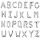26Pcs Silver Letter Balloons Foil Alphabet A-Z Balloons Custom Personalized Phrase For Anniversary Wedding Party Decor Banner (1