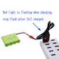 Blomiky 2 Pack JST 4.8V 800mAh Ni-Cd Rechargeable Battery Pack with JST Plug and 2 USB Charger Cable Replacment for Kolegend 1/1