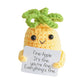 Aabxx Funny Mini Positive Potato,3In Cute Crochet Doll With Positive Card,Soft Wool Knitting Toy Decoration Encouragement Suppor