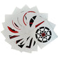 Tokyodo Red Black And White Flash Cards For Kids  Set Of 18 Laminated Educational Cards For Preschool Learning | Children Easy 