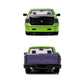 2014 RAM 1500 Pickup Truck Green and Purple and Hulk Diecast Figure Marvel Avengers Hollywood Rides Series 1/24 Diecast Model Ca