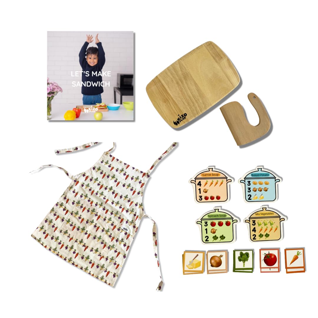 Kizoplay Kitchen Kit  Pretend Play Kitchen Set for Creative Cooking Fun