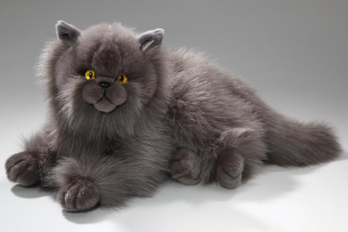 Cat, Persian Gray, 12 Inches, 30Cm, Plush Toy, Soft Toy, Stuffed Animal 3433