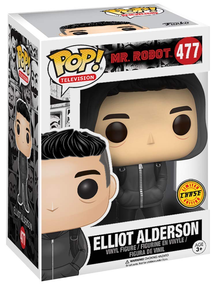 Funko POP TV Mr. Robot Elliot Anderson Action Figure, 3.75 inches, Black, Vinyl, Model 9877