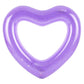 Moko Inflatable Pool Floats For Adults, Clearance Bachelorette Party Decorations Heart Shaped Swim Ring Summer Swimming Tube Water Fun Beach Wedding Pool Toys Swimming Circle, Purple