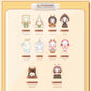 Aven Rabbit Emma Coffee Shopseries Blind Box Action Figures Mystery Box Cute Random Toys Birthday Gifts Christmas Collectible To
