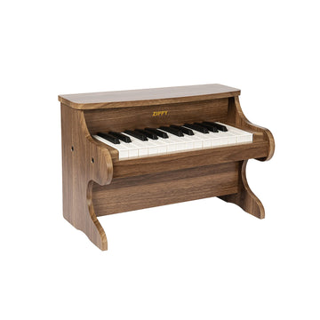 Zippy Kids Piano Keyboard, 25 Keys Digital Piano For Kids, Mini Music Educational Instrument Toy, Wood Piano For Toddlers Girls