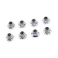 Blomiky 8 Pack 9125 Scew Lock nut 25-WJ02 Spare Part for 9125 9155 9156 RC Car RC Truck 9125 Locknut 2