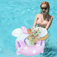 New Baby Swimming Pool Floats For Toddler Kids 0-8 Years Under 44Lb, Inflatable Swim Ring Water Raft With Seat And Handle For Summer Beach Outdoor Children Infant Bath Toys (Pink & White Mouse)