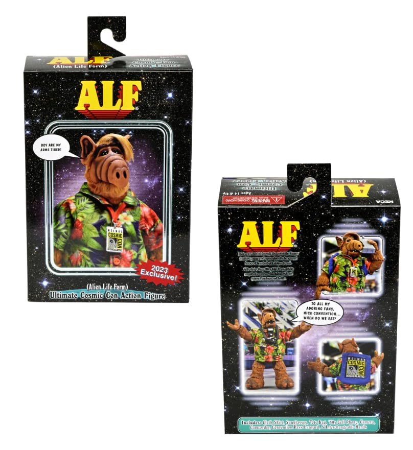 NECA Alf 7-Inch Scale Cosmic Con Alf Action Figure - SDCC limited availability