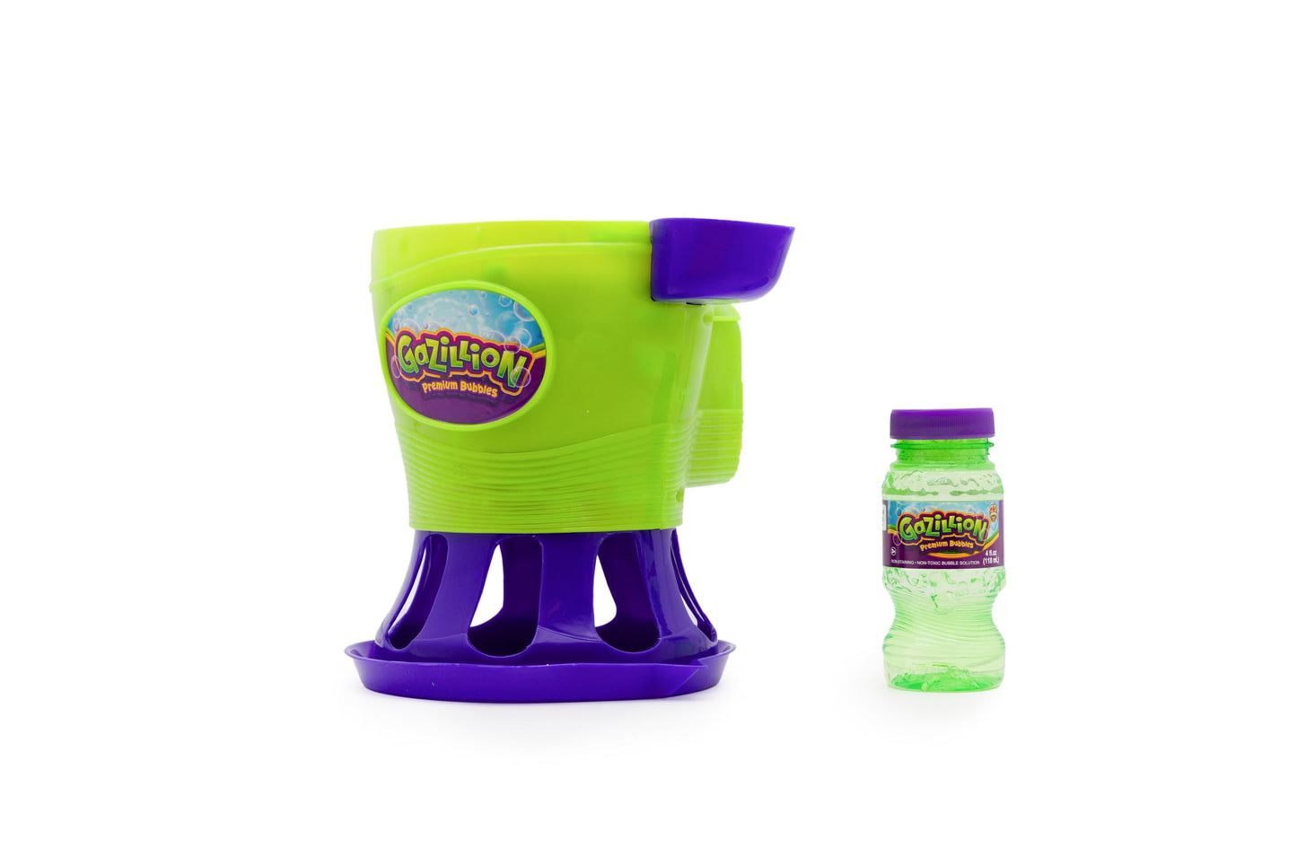 Gazillion Tornado Bubble Machine - Kids Bubble Blower - Blows 4500 Bubbles Per Minute - Ideal For Outdoor Fun & Parties - Includes 4 Oz. Gazillion Bubble Non-Toxic Solution