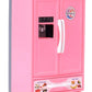 RatnaS Plastic Toy Refrigerator Role Play Household Kitchen Appliance Miniature Toy For Kids, Pink