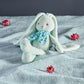 Kaloo Lapinoo Corduroy Rabbit - Machine Washable 10” Tall - Aqua - Small - Model K969938