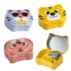 Funblast Cat Metal Pencil Sharpener For Kids - Set Of 4 Pcs Sharpener For Kid With 2 Holes, Stationery Items Aesthetic, Stylish 