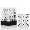 36 of Pack 12MM 6 Sided MINI Dice Set,Solid White Game Dice Set, 6 Sided Standard Colored Dices for Tenzi, Bunco or Teaching Mat