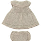 Miniland Clothes for Dolls 12 5/8'' Knitted Outfit Dress & Headband - ECO, Made in Spain, Quality, Role Play, Educational