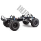 INJORA RC Frame Chassis Assembled Frame Chassis for 1/10 RC Crawler SCX10 II 90046 90047 (with Wheels)