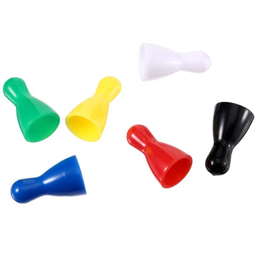 Gejoy 48 Pcs Board Game Pieces Bulk Multicolor Plastic Pawns 1 Inch Chess Tabletop Markers