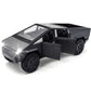 Cybertruck Model: 1/24 Diecast Metal Toy Trucks with Lights and Sounds, Mini Vehicles Toys for Boys, Ages 3 and Up (Gray)